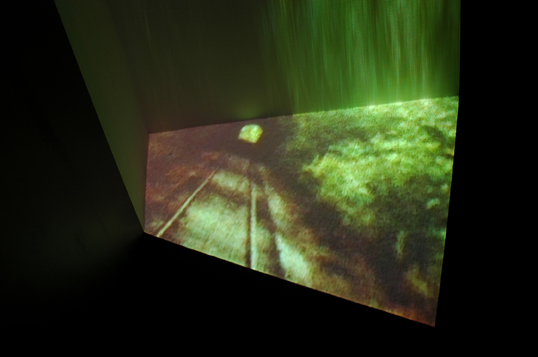 A projected image